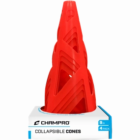 9" Collapsible Cones - 4 Pack