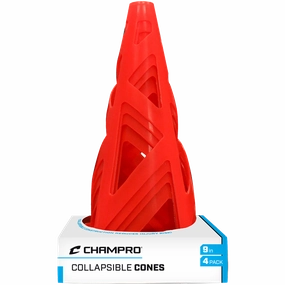 9" Collapsible Cones - 4 Pack