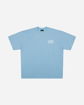 A FEW GOOD KIDS SS23 BASIC LOGO BLUE TEE