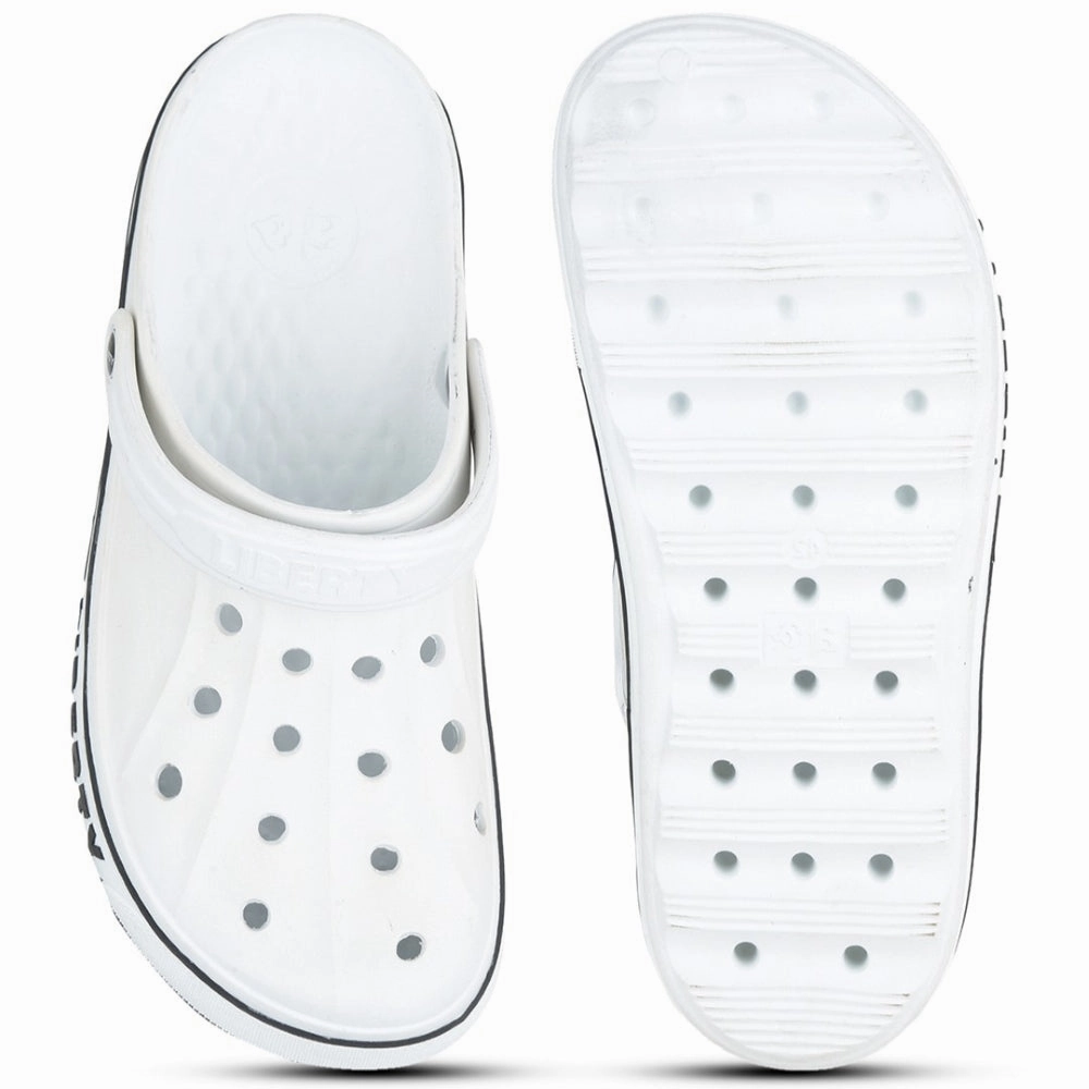 A-HA Off White Casual Slip-on Clogs For Men LITEWALK By Liberty