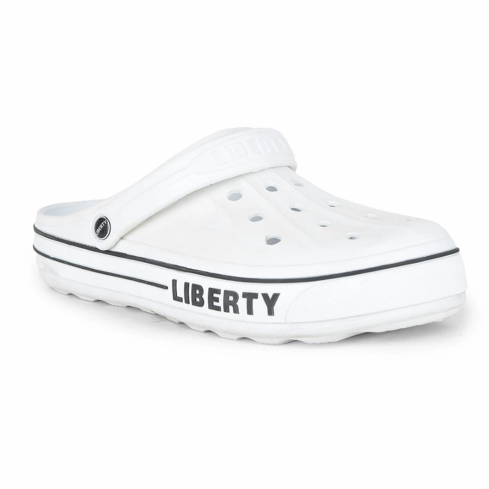 A-HA Off White Casual Slip-on Clogs For Men LITEWALK By Liberty