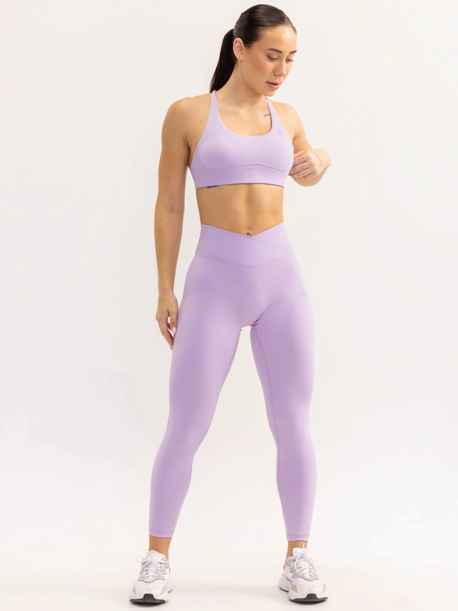 Activate Scoop Neck Sports Bra - Lavender