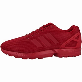 adidas Unisex-Erwachsene ZX Flux Low-Top Sneakers.Rot (Power Red/Power Red/Collegiate Burgundy).45 1/3 EU