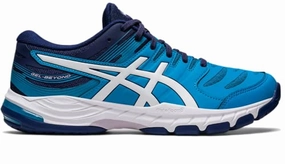 ASICS Herren Gel-Beyond 6 Sneaker. Island Blue/White. 43.5 EU