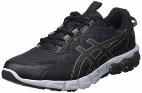 ASICS Herren Gel-Quantum 90 Sneaker. Black Mantle Green. 46 EU