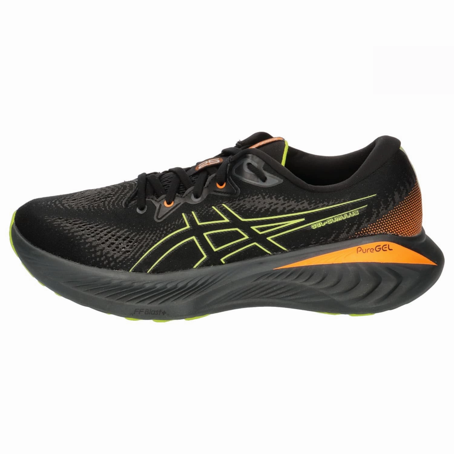 ASICS Herren Laufschuhe Gel-Cumulus 25 GTX 1011B683 Black/Neon Lime 44.5