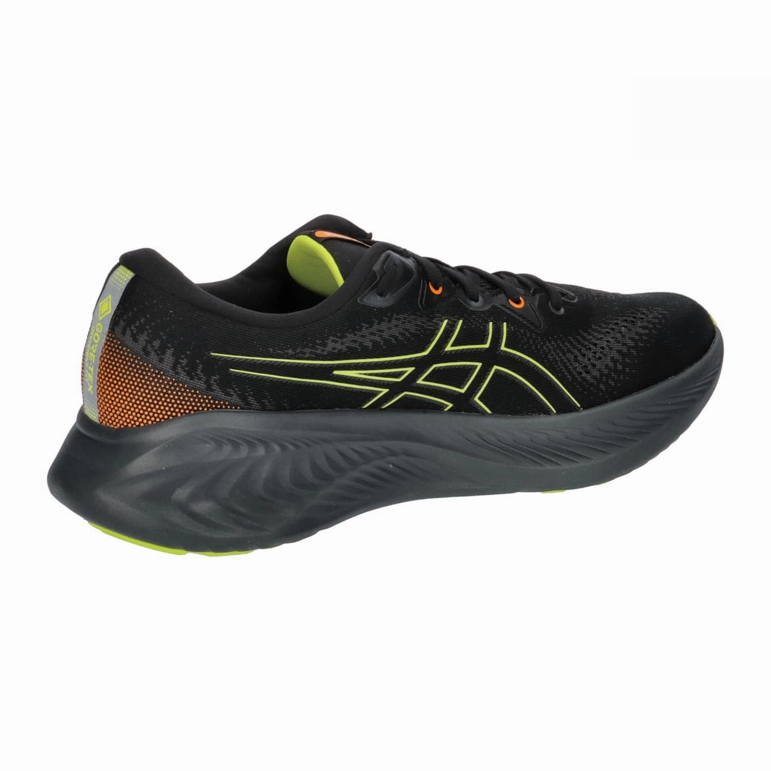 ASICS Herren Laufschuhe Gel-Cumulus 25 GTX 1011B683 Black/Neon Lime 44.5