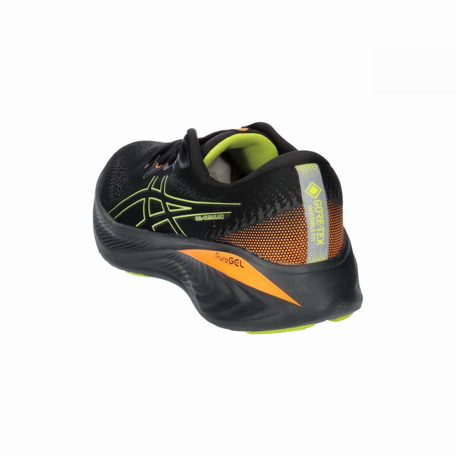 ASICS Herren Laufschuhe Gel-Cumulus 25 GTX 1011B683 Black/Neon Lime 44.5