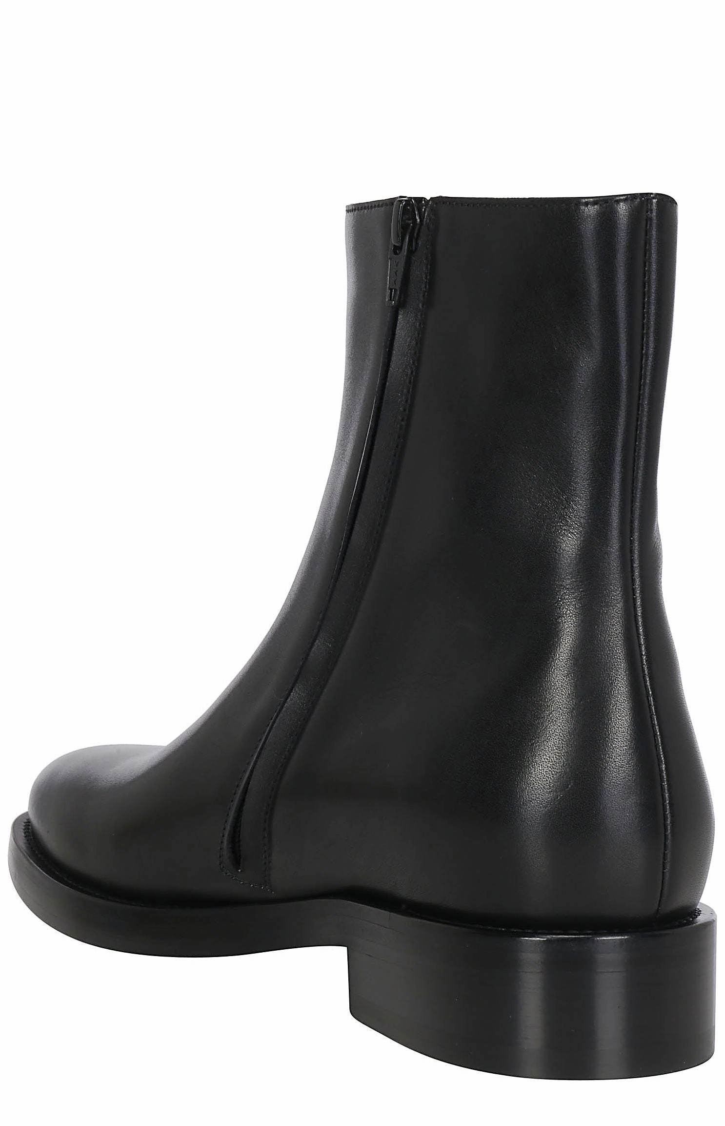 Balenciaga Logo Printed Ankle Boots