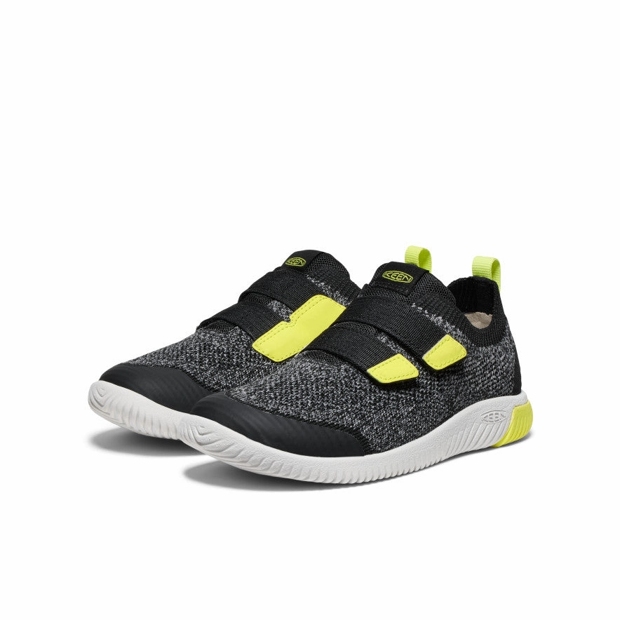 Big Kids' KNX Knit Double Strap  |  Black/Evening Primrose