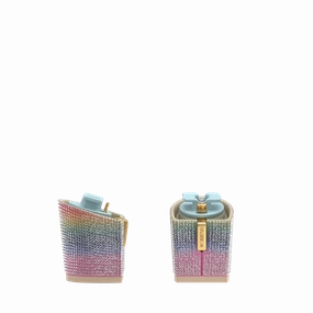 Block Heel Kit 3 Rainbow Rhinestone