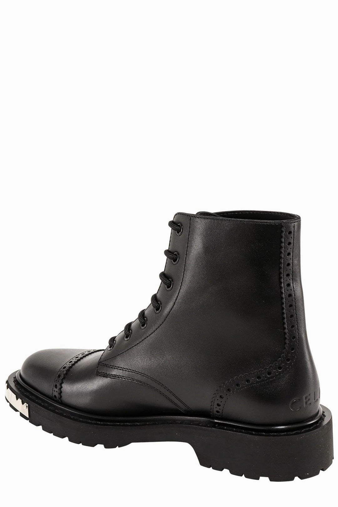 Celine Lace-Up Ankle Boots