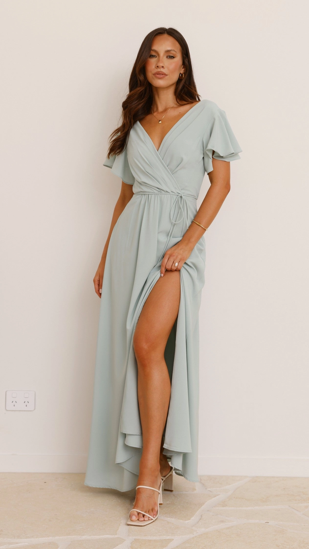 Charlize Maxi Dress - Sage