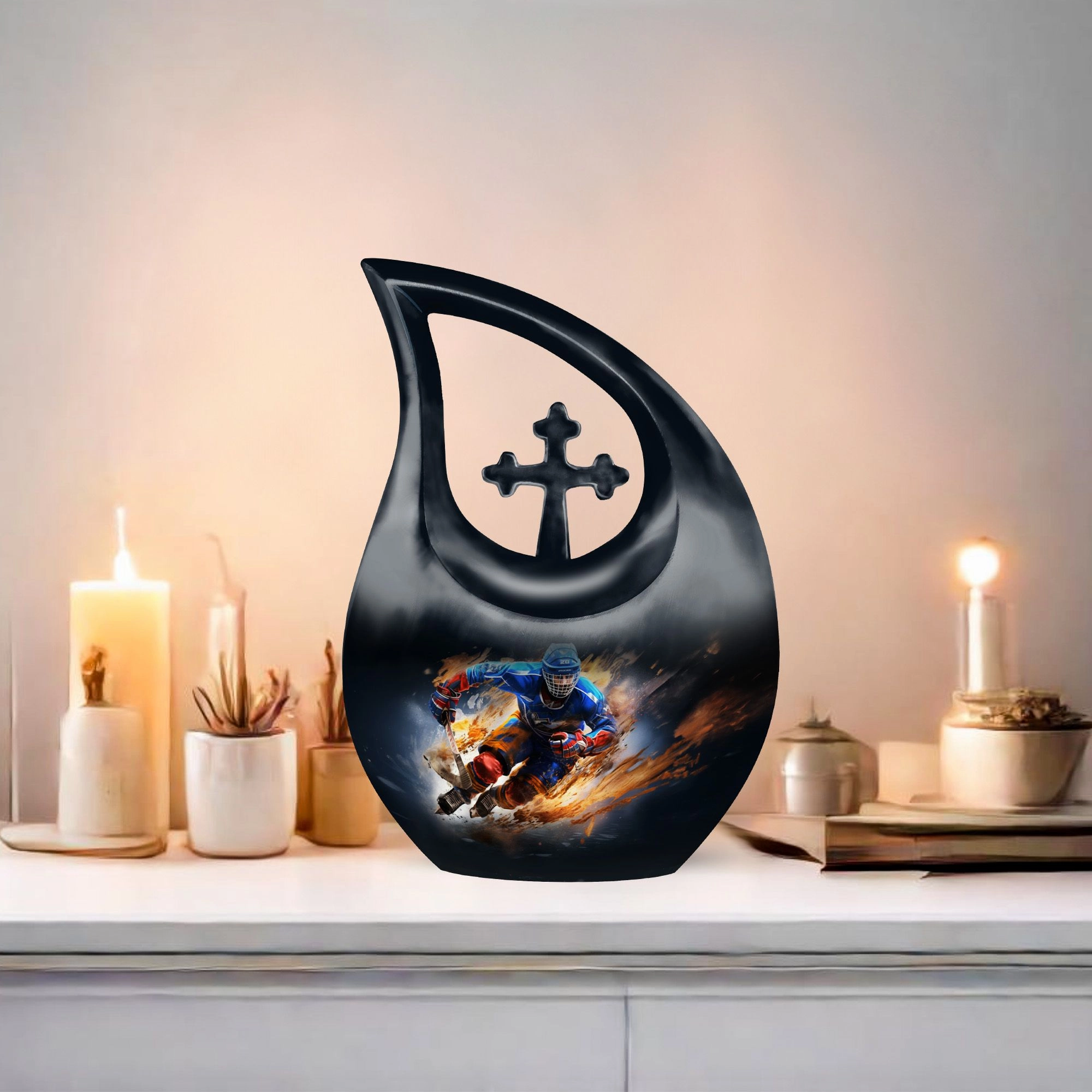 Cherished Game: Sports Urn - Unique Memorial Tribute for Mom