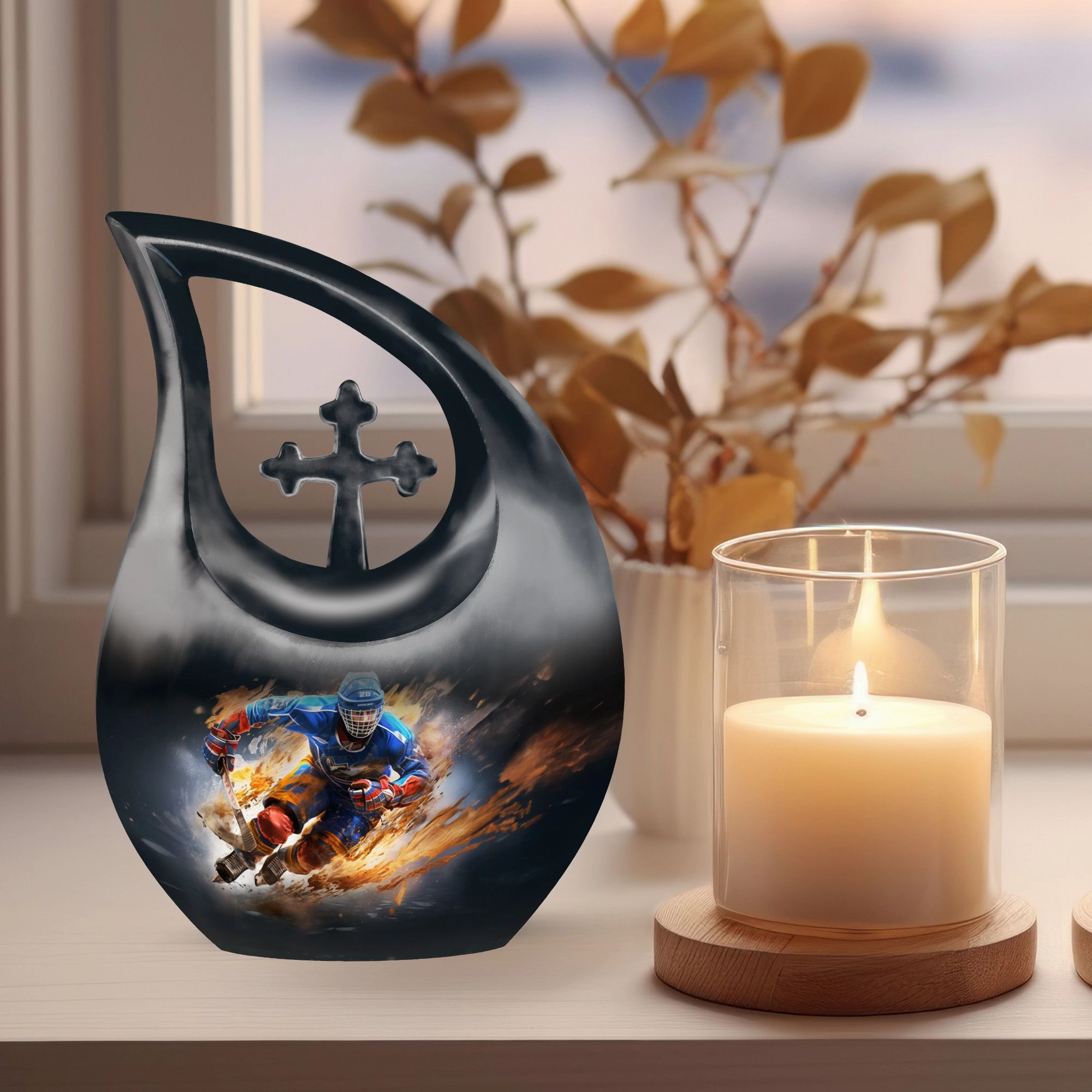 Cherished Game: Sports Urn - Unique Memorial Tribute for Mom