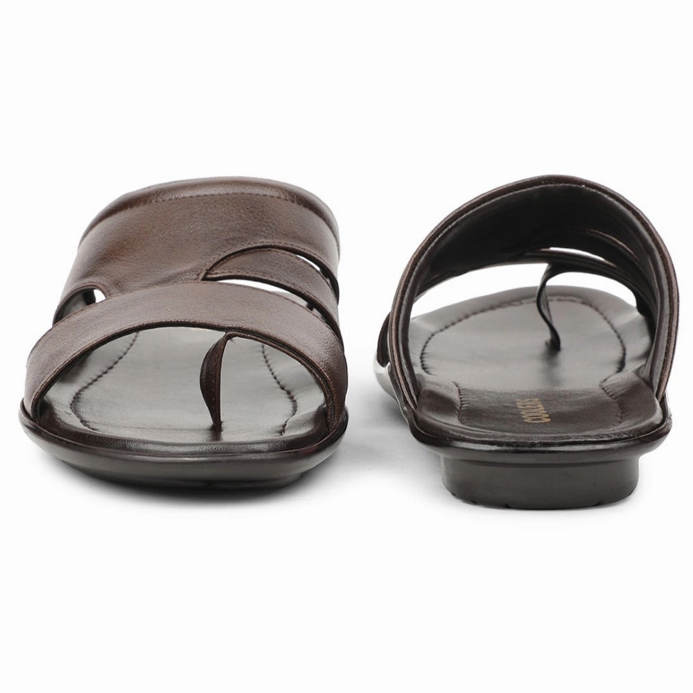Coolers Brown Casual Slipper For Men COOL99-704 By Liberty