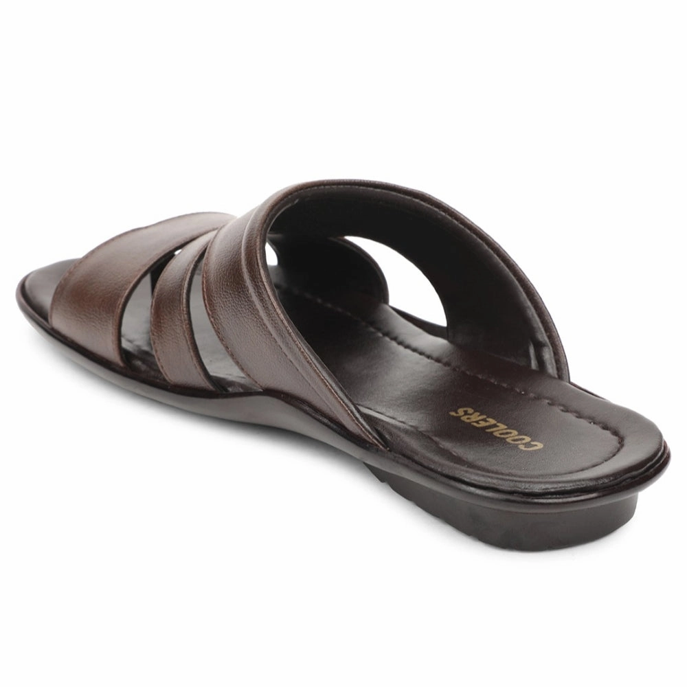 Coolers Brown Casual Slipper For Men COOL99-704 By Liberty