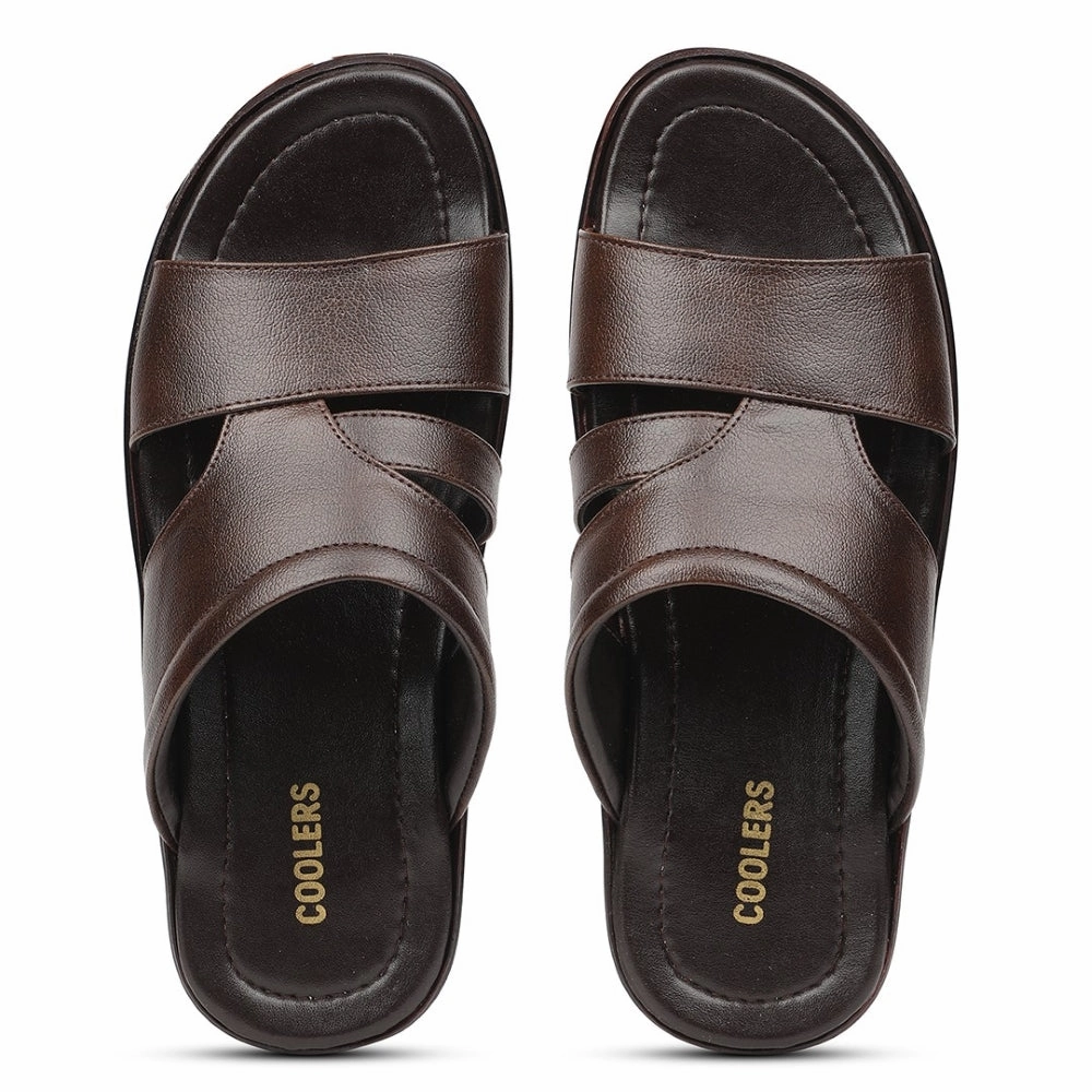 Coolers Brown Casual Slipper For Men COOL99-704 By Liberty