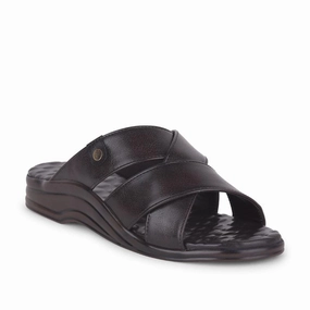 Coolers By Liberty Mens 7123-901 Brown Casual Slippers