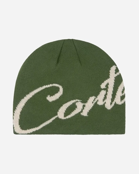 CORTEIZ OG STRIKE SKULLY BEANIE FOREST GREEN
