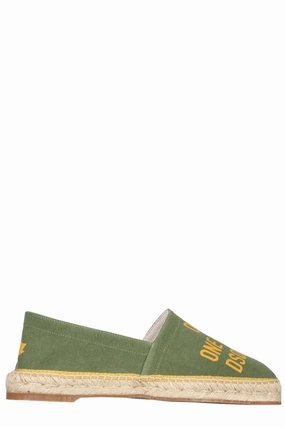 Dsquared2 Logo Slogan Jacquard Espadrilles