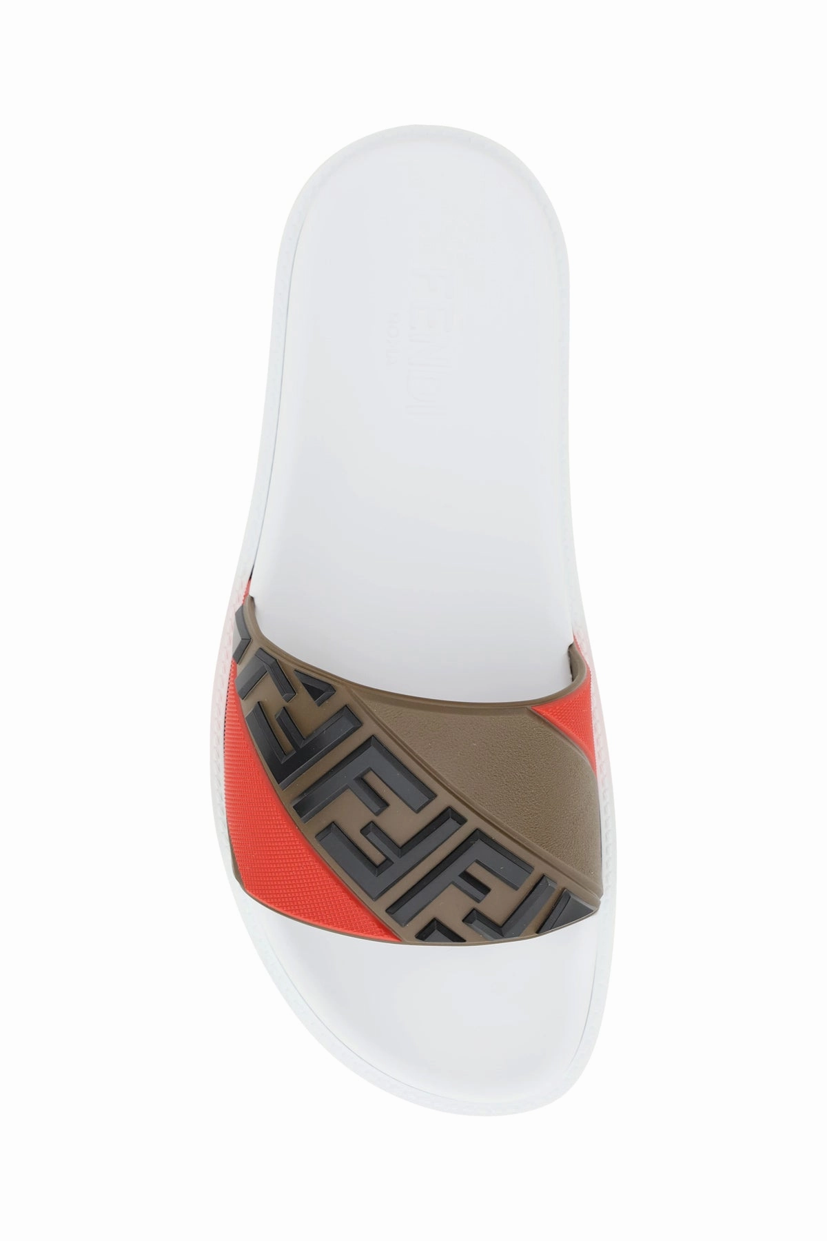 Fendi FF Motif Panelled Slides