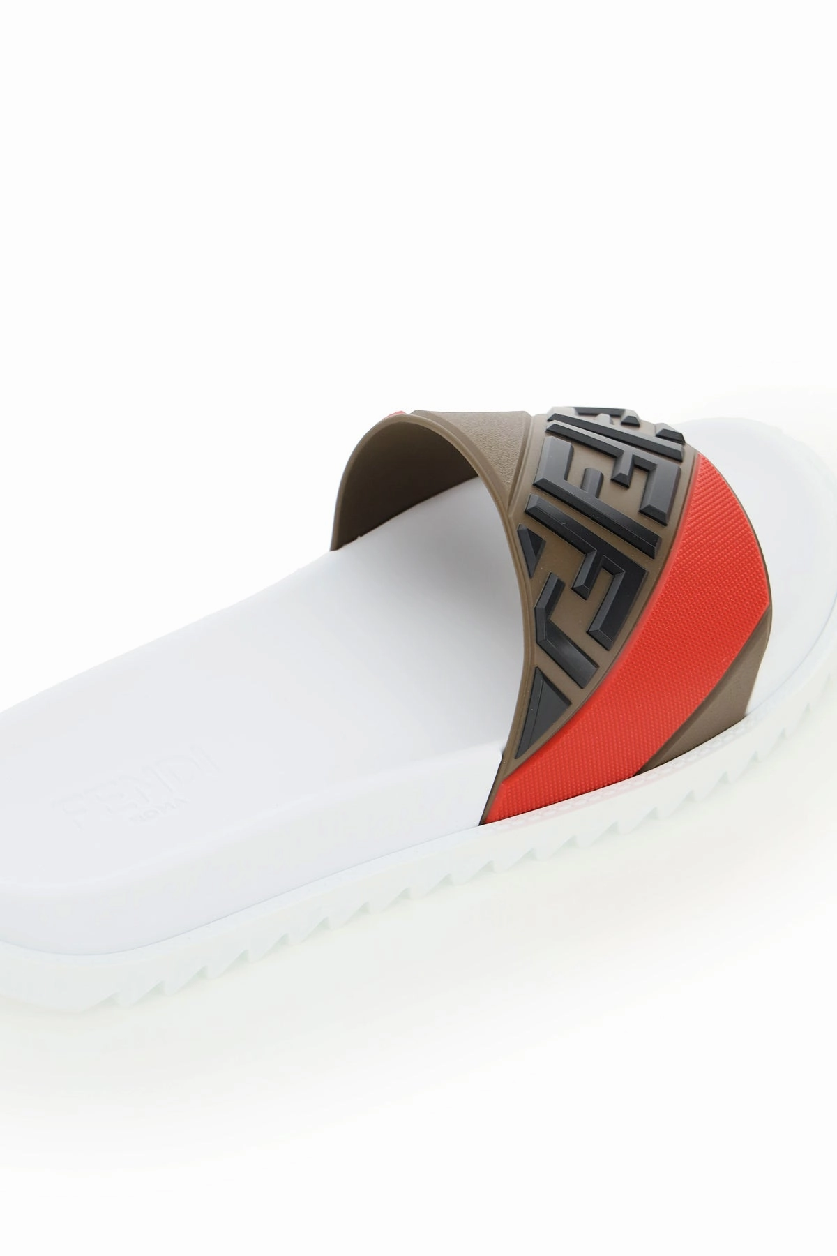 Fendi FF Motif Panelled Slides