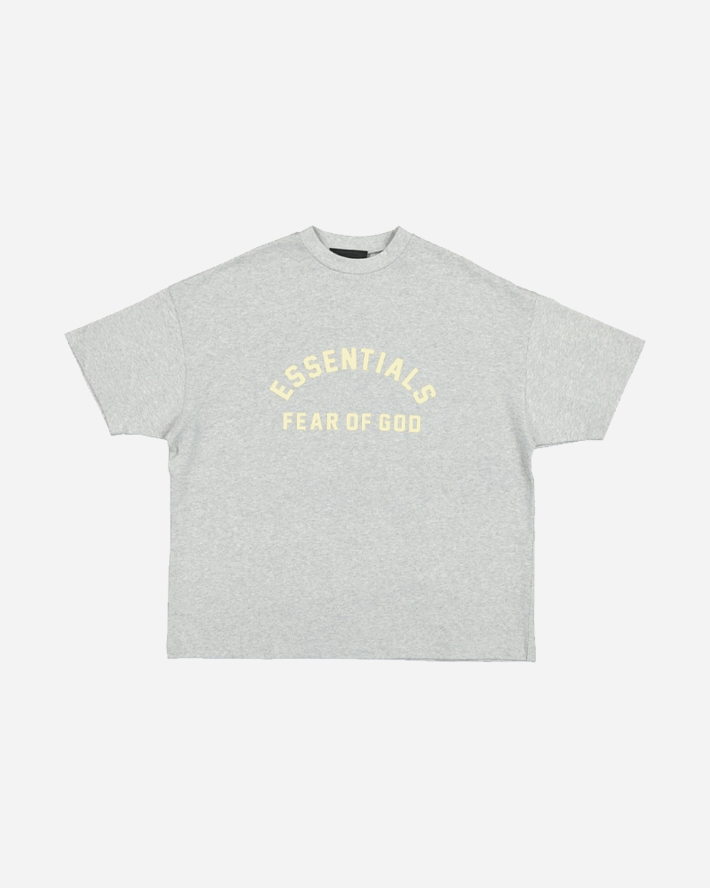 FOG ESSENTIALS FW24 LIGHT HEATHER GREY HEAVY CREWNECK TEE