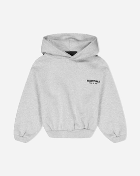 FOG ESSENTIALS HOLIDAY24 LIGHT HEATHER GREY KIDS HOODIE