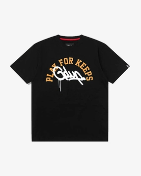 GEEDUP HANDSTYLE PFK PEACH BLACK TEE