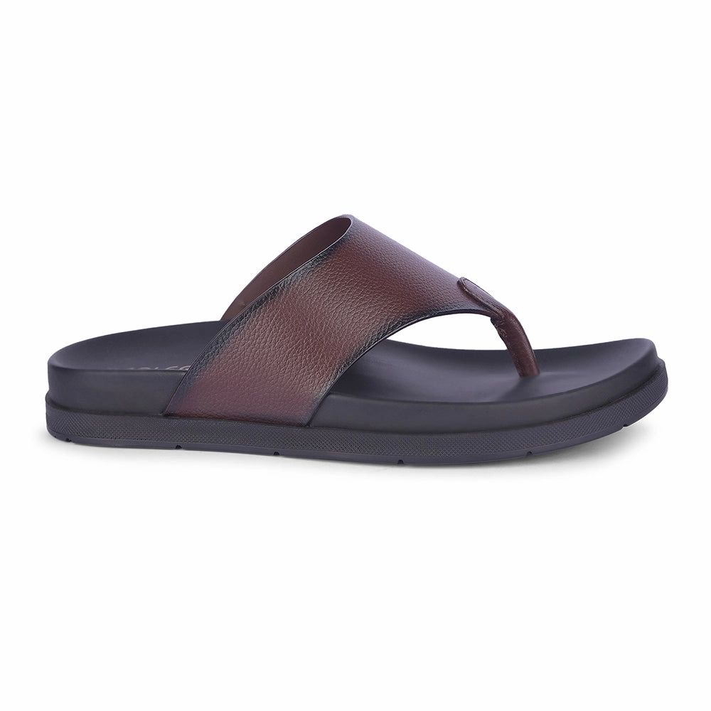 Healers Casual Brown Slipper For Men MSL-3 By Liberty