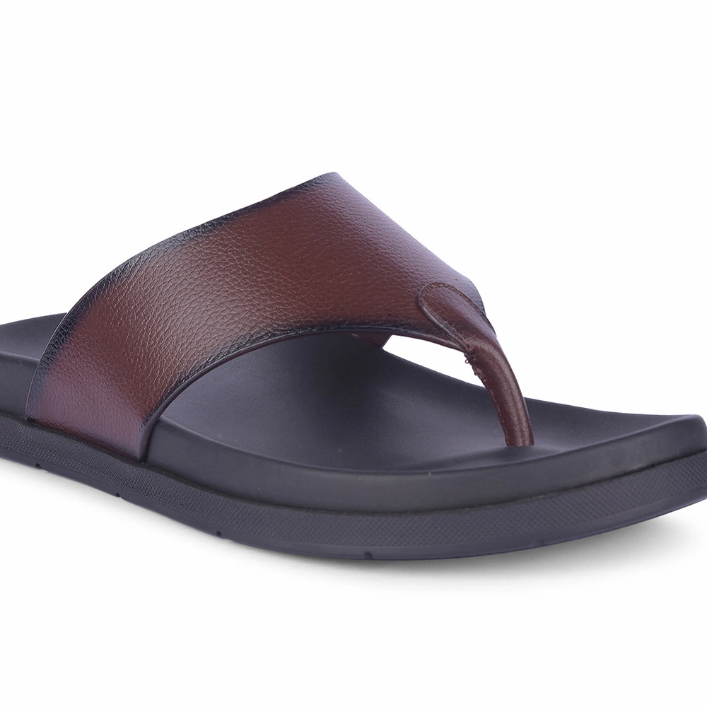 Healers Casual Brown Slipper For Men MSL-3 By Liberty