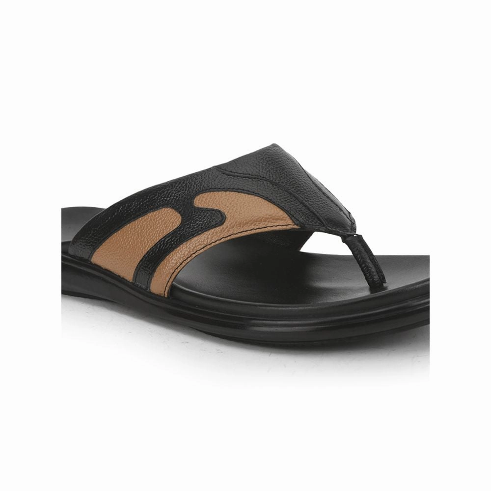 Healers Casual Tan Slipper For Men MDL-06 By Liberty