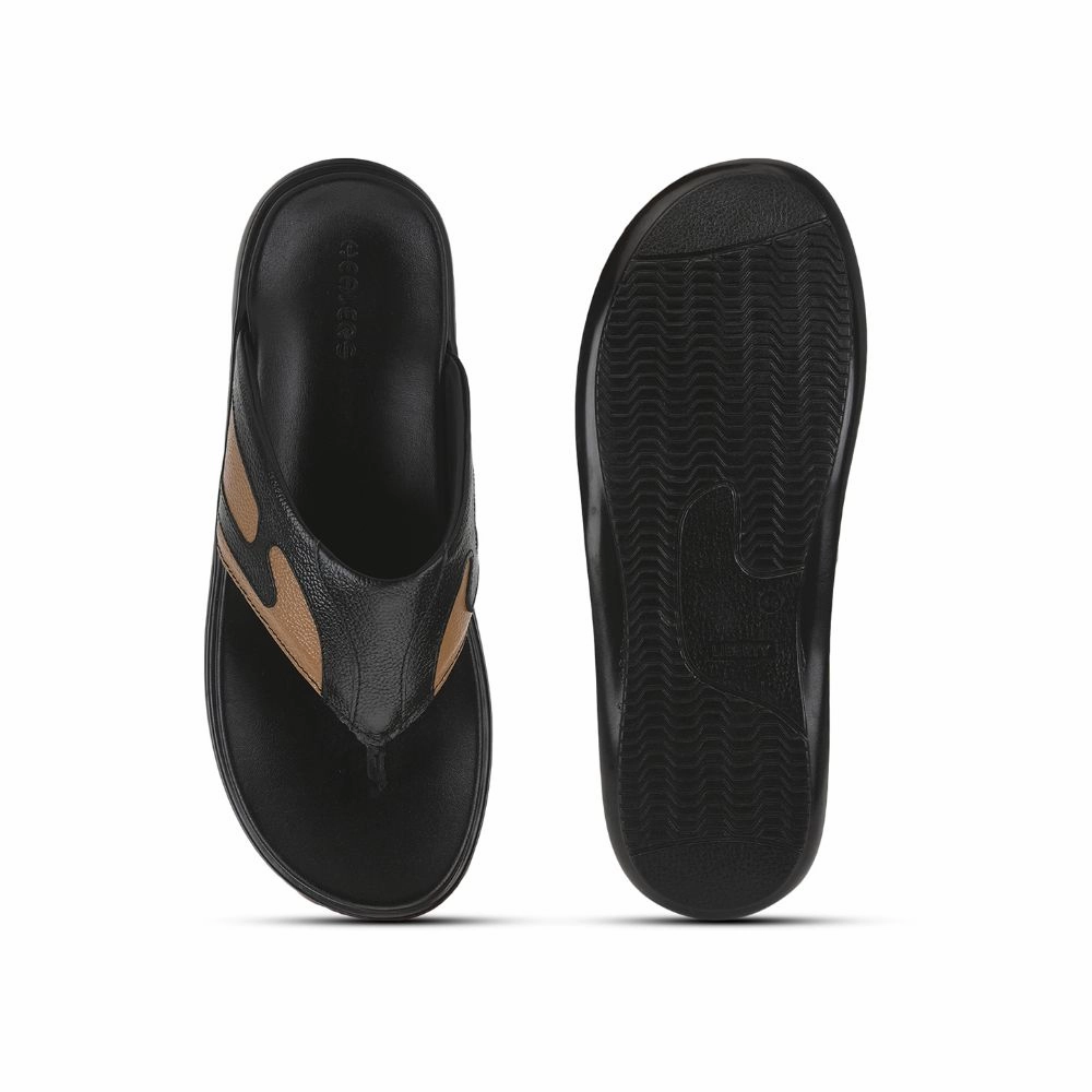 Healers Casual Tan Slipper For Men MDL-06 By Liberty