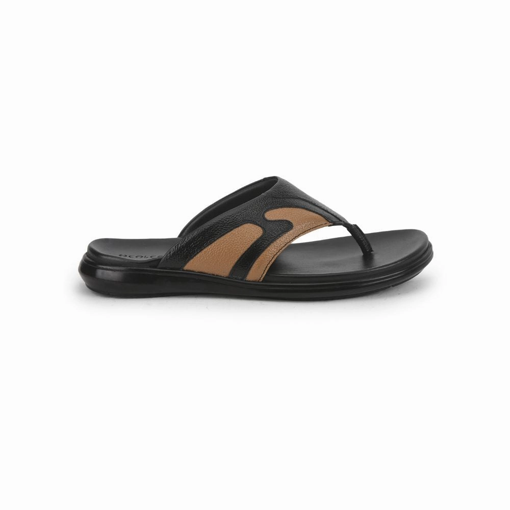 Healers Casual Tan Slipper For Men MDL-06 By Liberty