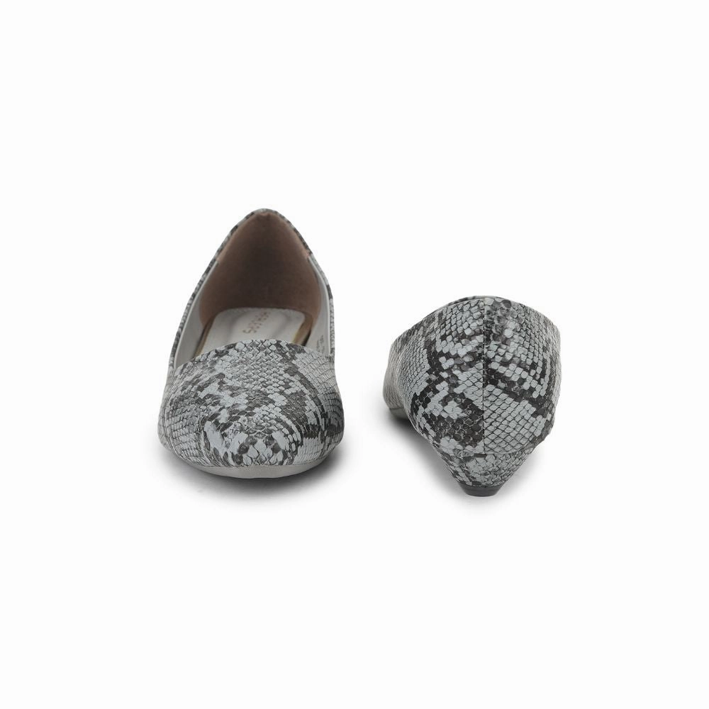 Healers Fashion Ballerina For Ladies (Grey) DST-33 By Liberty
