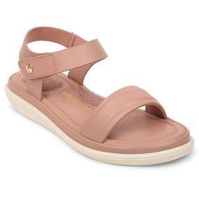 Healers Peach Casual Flat Sandal For Women SSAL-1 By Liberty