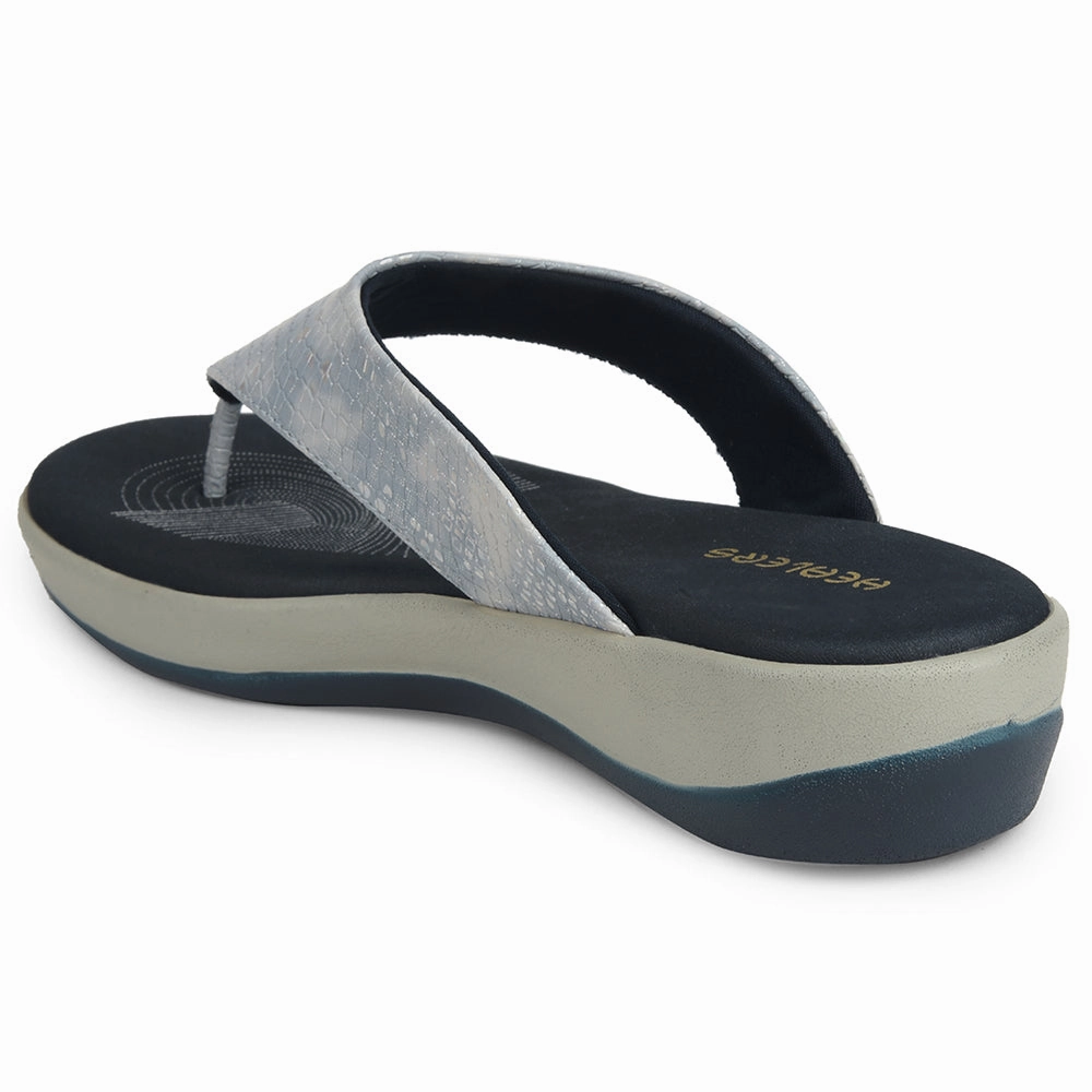 Healers Silver Casual Slipper For Women JJL-12 By Liberty
