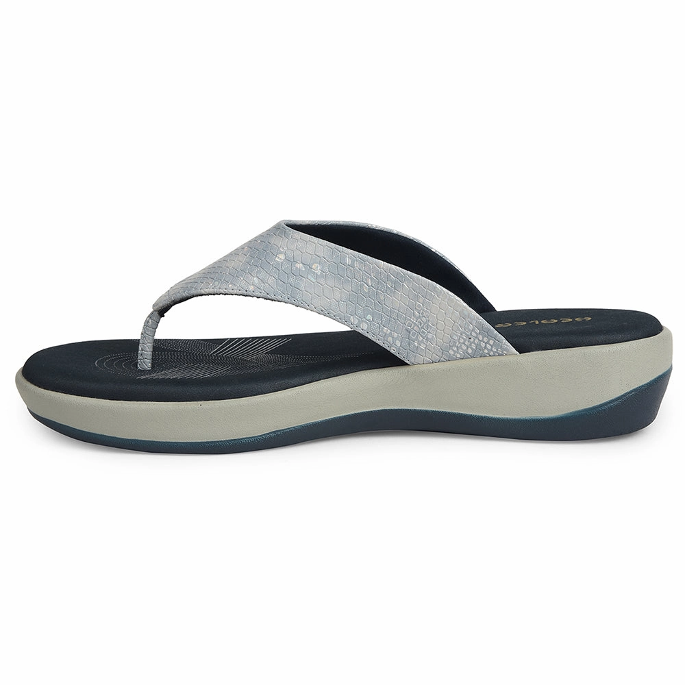 Healers Silver Casual Slipper For Women JJL-12 By Liberty
