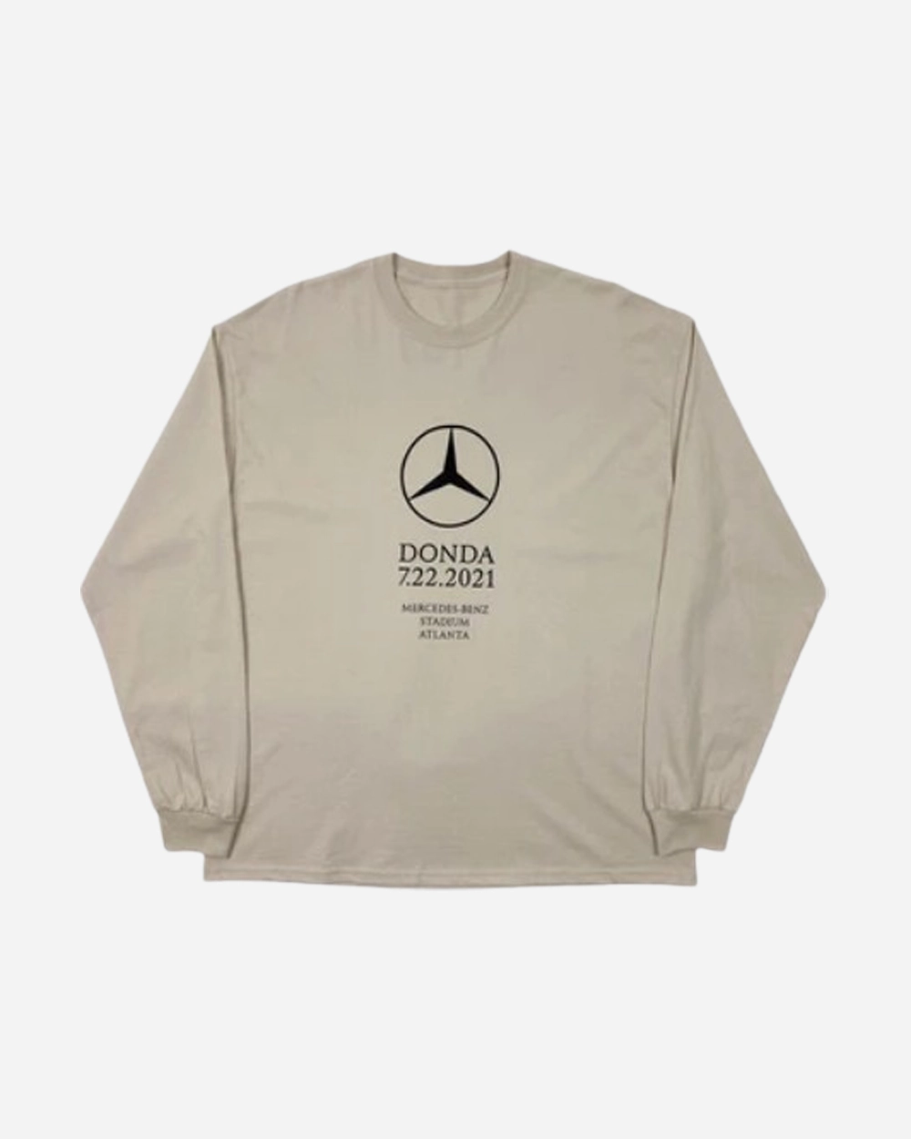 KANYE WEST DONDA ATLANTA LP DESERT TAN LONGSLEEVE