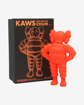 KAWS CHUM VINYL ORANGE FIGURE 2022 ONE SIZE