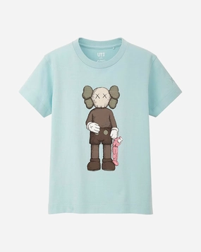 KAWS X UNIQLO COMPANION LIGHT BLUE KIDS TEE