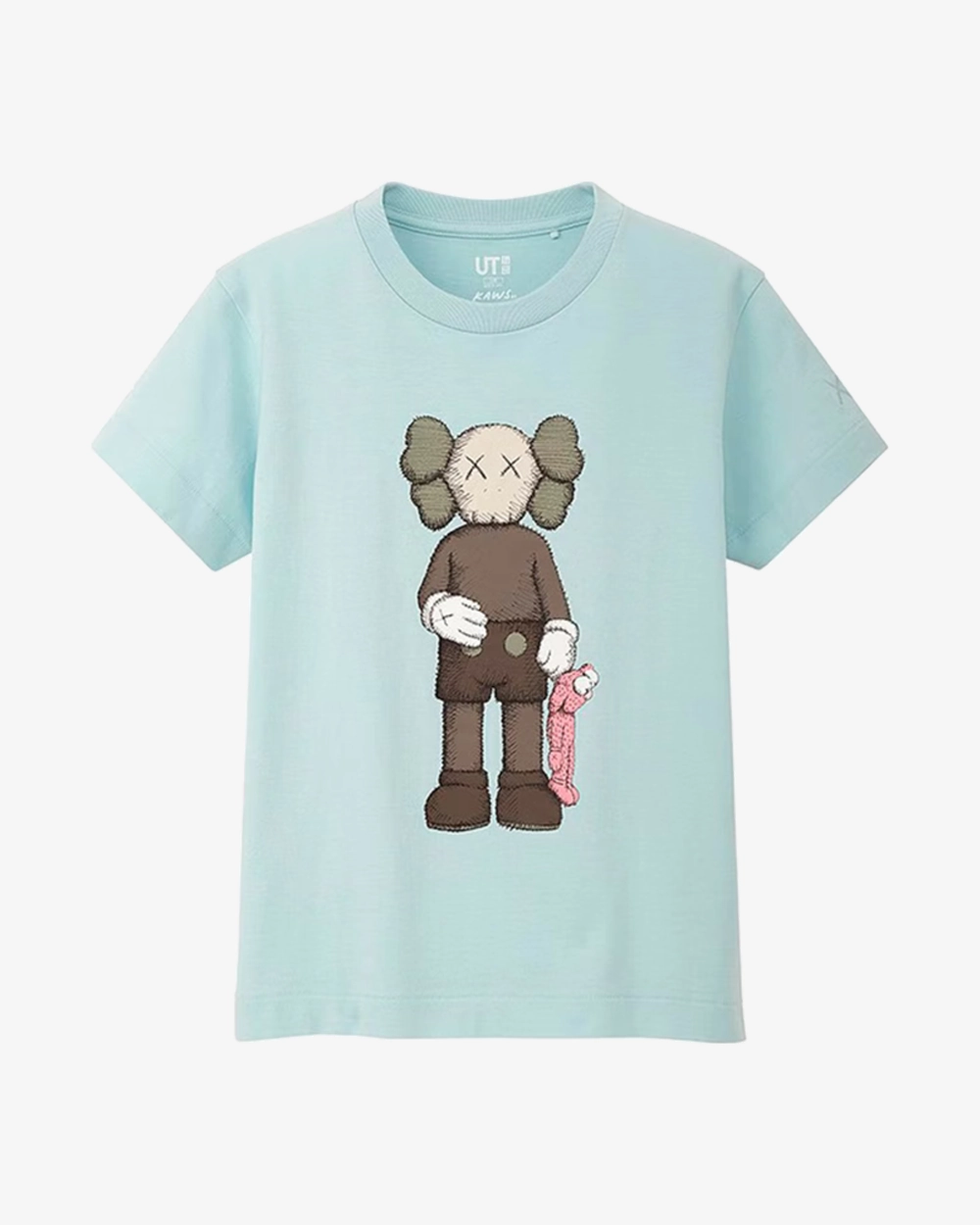KAWS X UNIQLO COMPANION LIGHT BLUE KIDS TEE