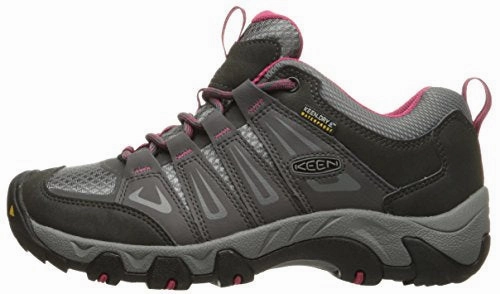 Keen Damen Oakridge WP Trekking-& Wanderhalbschuhe. Grau (Magnet/Rose). 37 EU