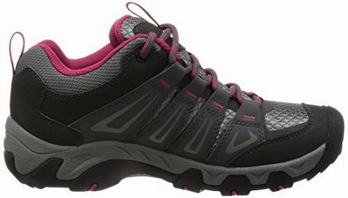 Keen Damen Oakridge WP Trekking-& Wanderhalbschuhe. Grau (Magnet/Rose). 37 EU