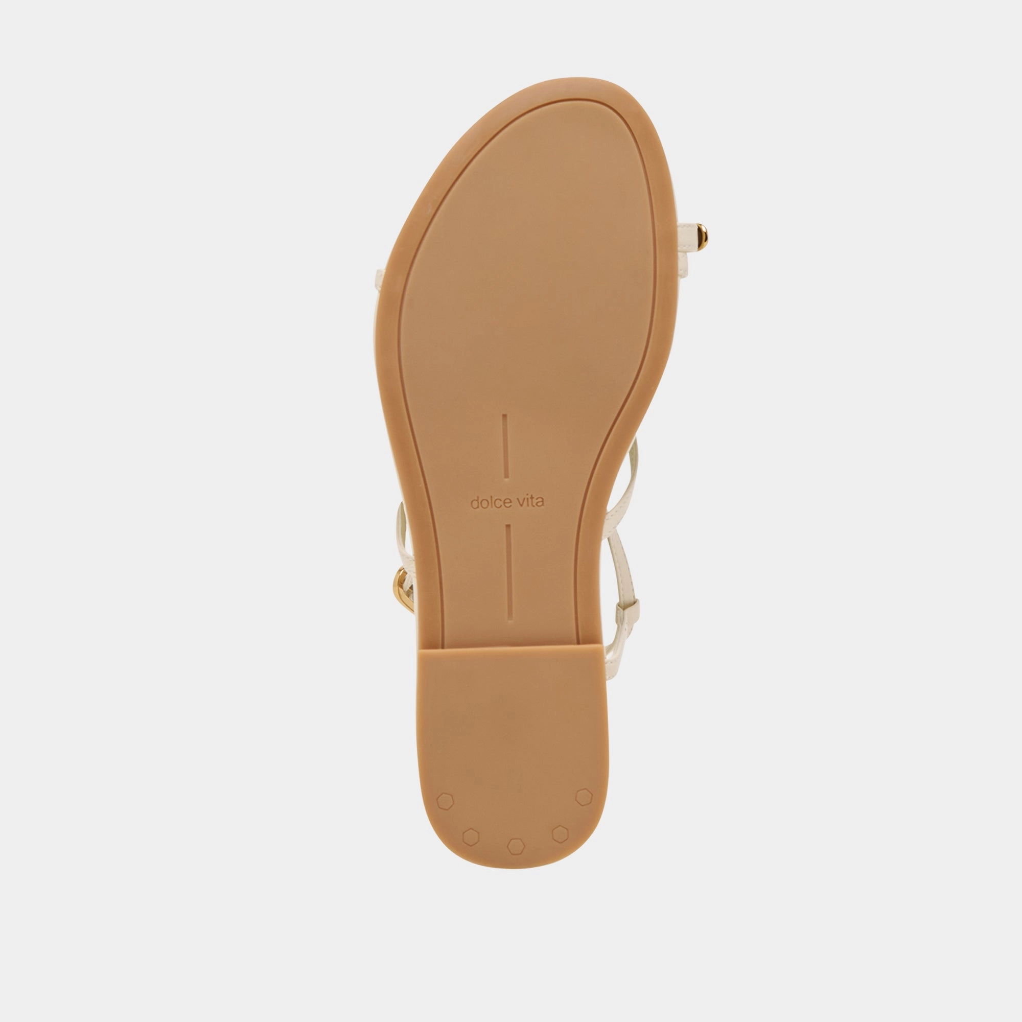 KESHA SANDALS BONE LEATHER