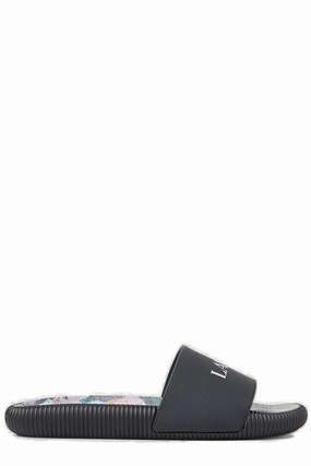 Lanvin Floral Printed Logo Sandals