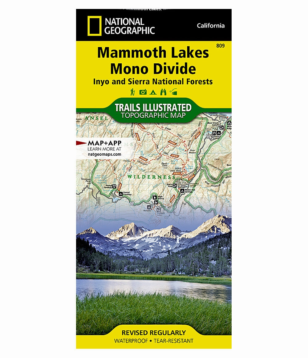 Mammoth Lakes/Mono Divide Map