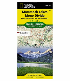 Mammoth Lakes/Mono Divide Map