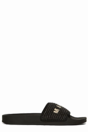 Marni Logo Embroidered Slides